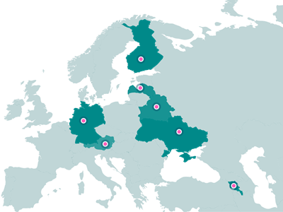 Armenia, Finland, Belarus, Latvia and Ukraine Executives meeting in Riga